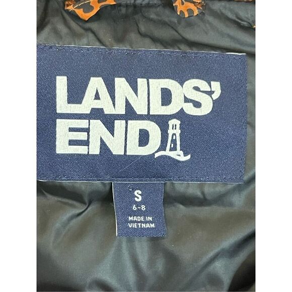 Lands’ End women’s animal print vest size small 6-8 - Picture 6 of 6